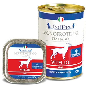 Unipro Unicamente Vitello 150gr Monoproteico Vaschetta Unipro Unicamente Vitello 150gr Monoproteico Vaschetta
